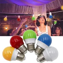 E27 цветной светодиодный светильник 0,5 Вт светодиодный маленький пузырь свет Рождественская вечеринка обои зд лампа комната развлечения события Декор AC165-220V