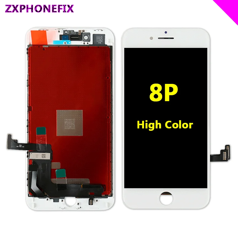 

For iPhone 8P High Color LCD Assembly Screen Replacement Display with Touch Digitizer Fast Delivery No Dead Pixel