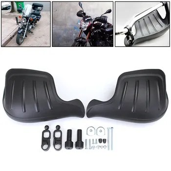 

1 Pair Autoleader Wind Deflector Handguard Motorcycle Motorbike Hand Guard Protector Shield Black Polypropylene 29 x 20 x 11.5cm