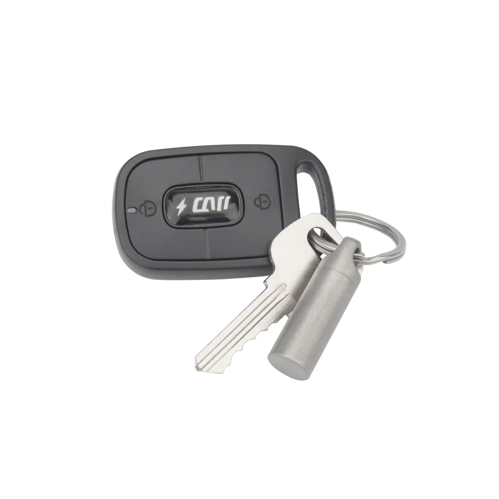 Gray titanium alloy waterproof bottles canister bottle outdoor camping EDC tool waterproof bottle