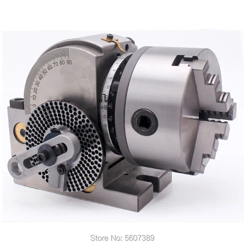 Milling Machine Tools Dividing Head BS0 5Inch 3 Jaw Chuck Dividing