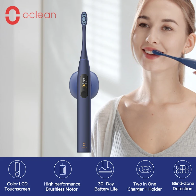 Oclean X Pro Sonic Electric Toothbrush Adult Waterproof Ultrasonic automatic Fast Charging Tooth Brush With Touch Screen Oclean X Pro Sonic Electric Toothbrush Adult Waterproof Ultrasonic automatic Fast Charging Tooth Brush With Touch Screen