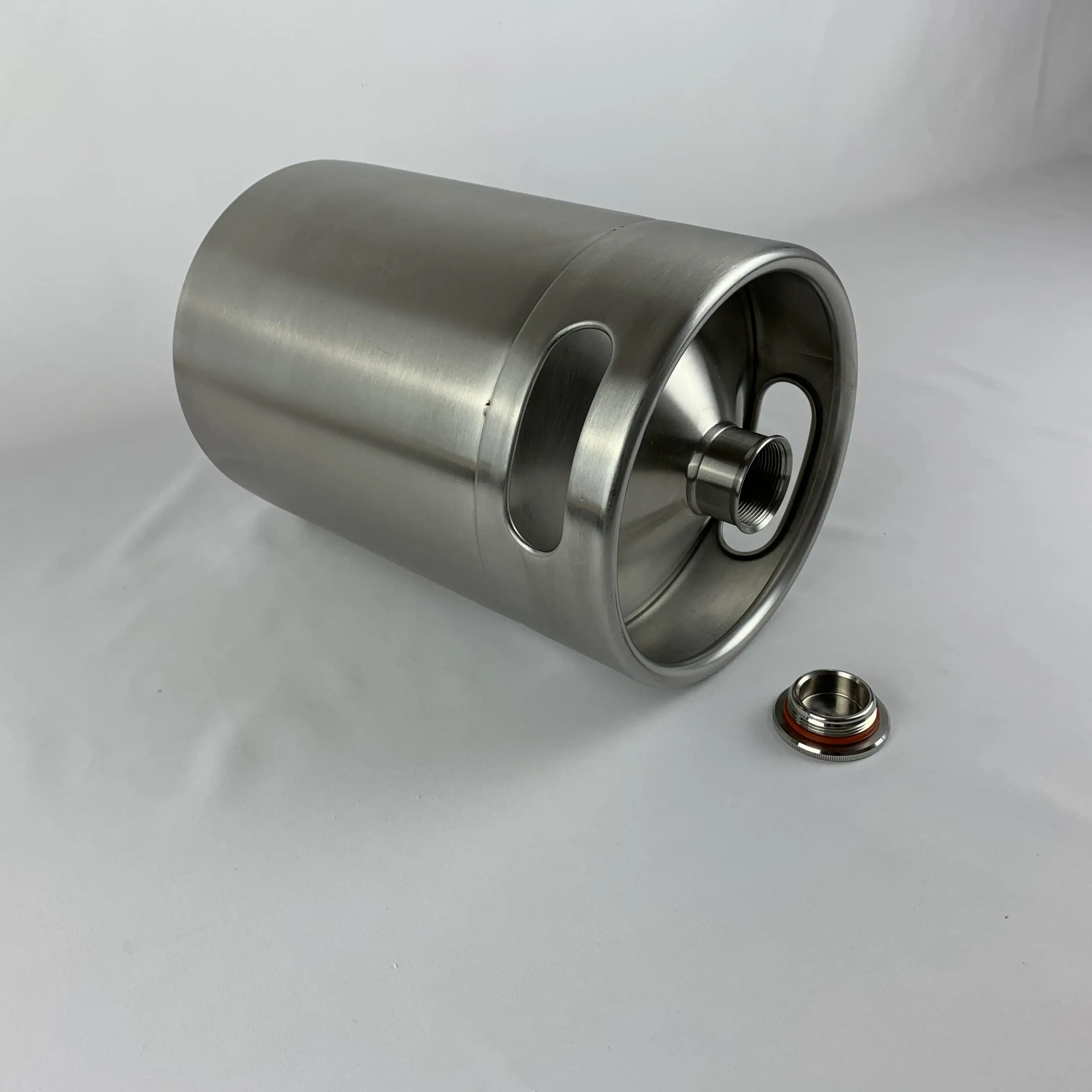

Stainless steel Mini beer keg lid with Pressure Relief Valve for 2L 4L 5Lcraft portable inoxidable growler kit mini beer keg 5l