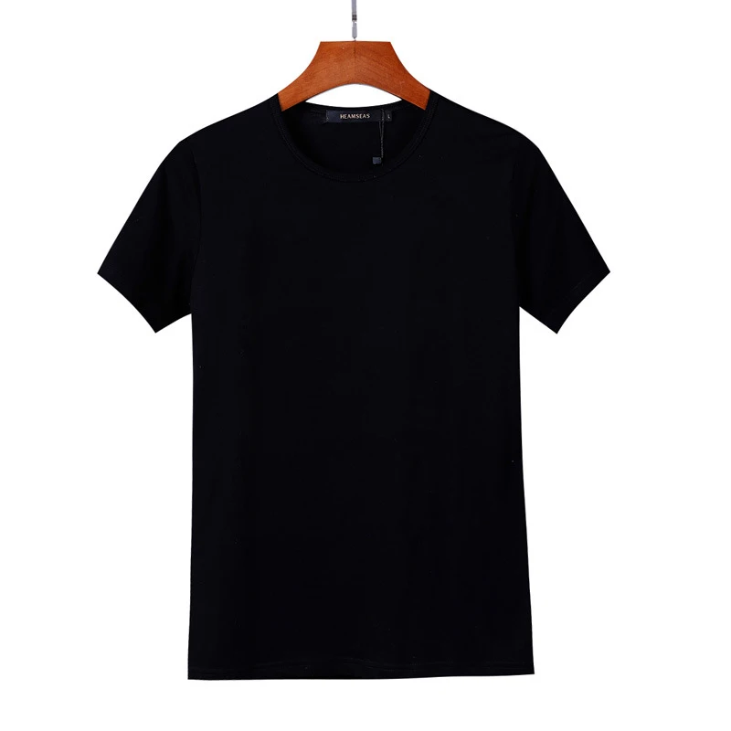 

2018 t-shirt men Simple solid Print cotton T Shirts Men's tee tops New Arrival Summer Style Short Sleeve Men t-shirt