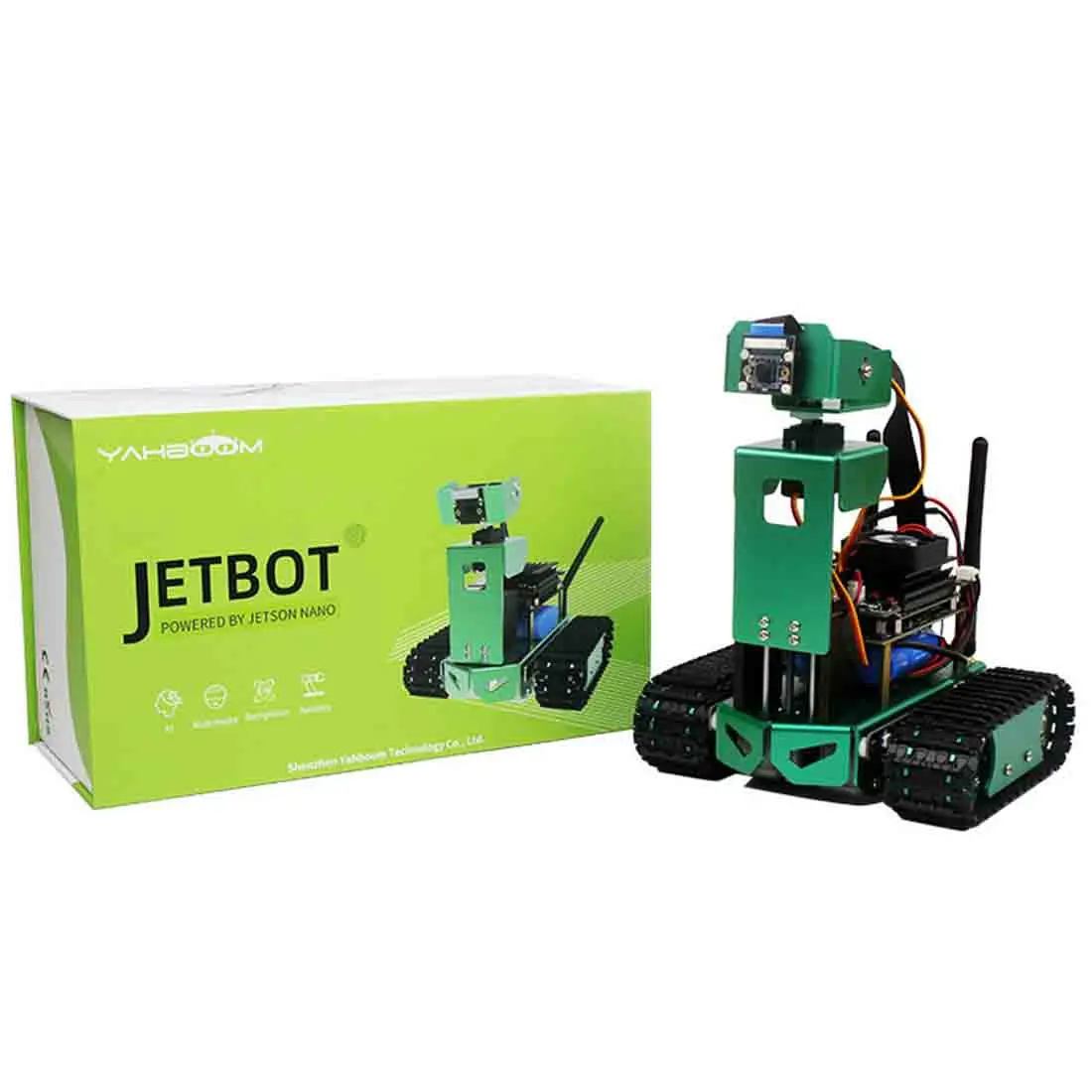 US $300.49 Custom EU Artificial Intelligence Car DIY 3DOF Robot Car Kit With Without Development Board For Jetson Nano Adjustable Height