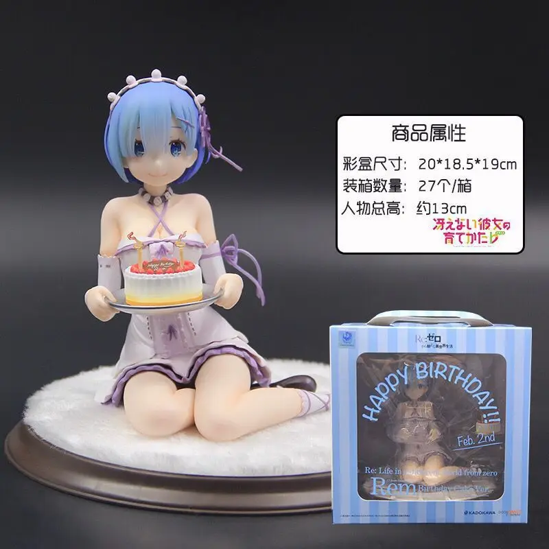 

High-quality Version of Zero-Based a Different World Life REM Birthday Cake Ver. Boxed Garage Kit Decoration