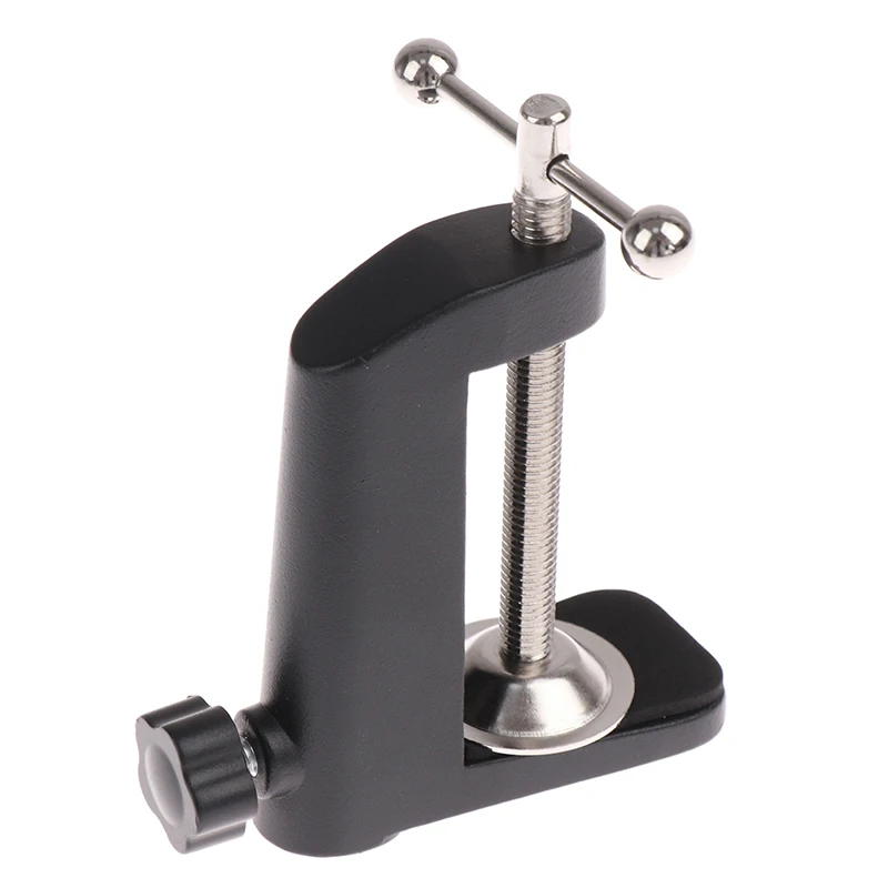 1PC Heavy-Duty Metal Table Mounting Clamp for Microphone Table Lamp Stand Holder