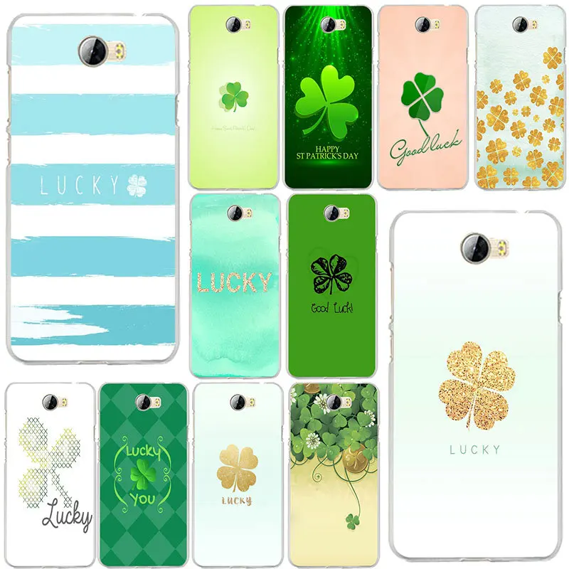Мягкие чехлы для телефонов из ТПУ Huawei P8 P9 P10 P20 Lite Mate 10 Pro Y5 Y6 Y3 II Y7 Honor 6X 9 Good Lucky Charm