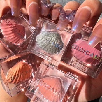 

Blush Ice Cube Shell Highlight Blush Face Contouring Brightener Makeup Concealer Highlighter Primer Face Bronzer