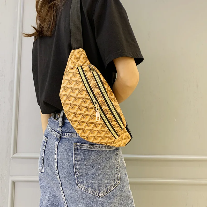 Сумочка на ремне поясная сумка для женщин дизайнерская Высококачественная женская сумка из искусственной кожи поясная сумка с принтом нагрудная сумка