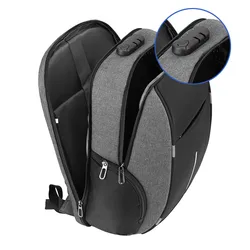 2021 Large Capacity School Backpack 15.6 Inch Waterproof Travel Urban Black Anti-Theft Backpack Men Laptop Bag Mochila