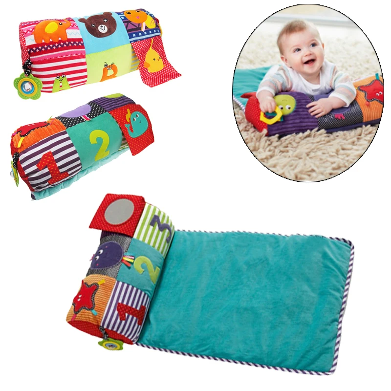 

Soft Baby Climbing Carpet Multipurpose Game Blanket Child Pillow Baby Play Mat Rattle Teether Mirror Toy Developing Puzzles Mat