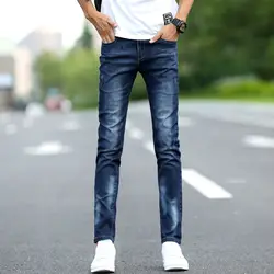 2019 Весна Новый стиль Для мужчин джинсы Для Мужчин 'S прямого кроя корейско-Стиль тенденция студентов Для мужчин брюки молодежные брюки