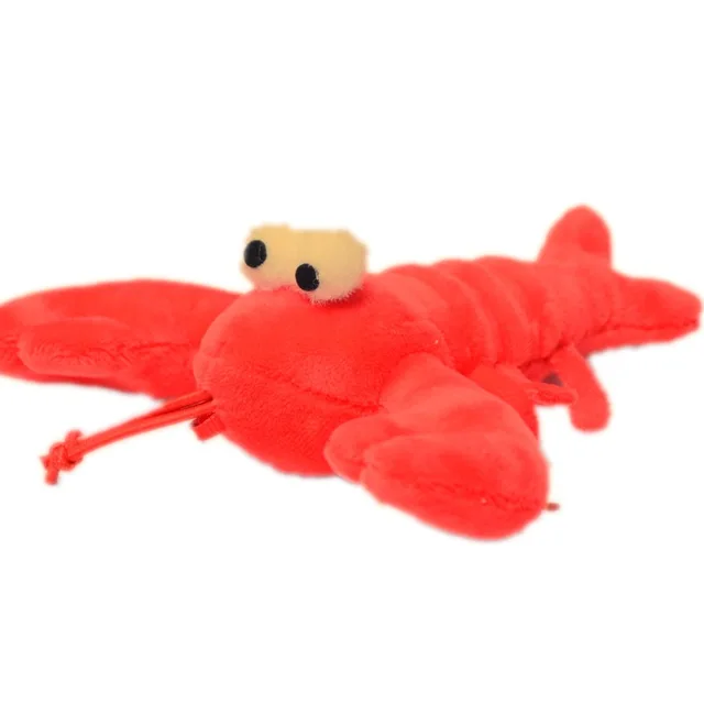 10pcs/lot Plush Keychain Stylish 12cm Favorite Simulation Lobster Crab Red Decoration Festival Kids Pendant