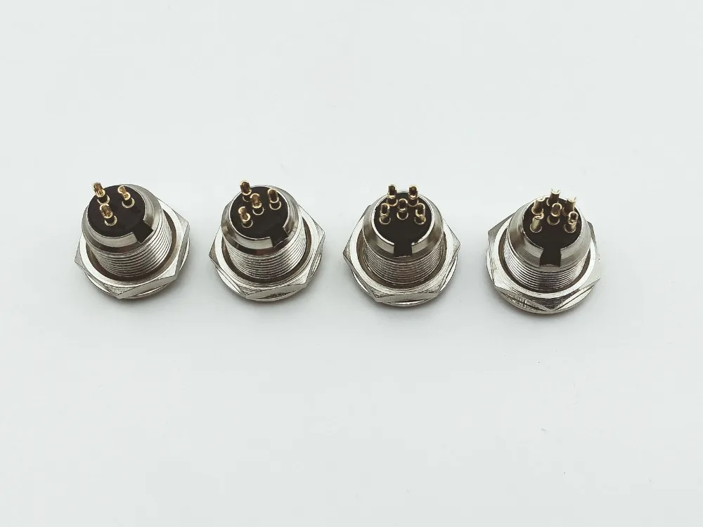 Мини Шасси Панель Крепление XLR Мужской 3PIN/4PIN/5PIN/6PIN Разъем