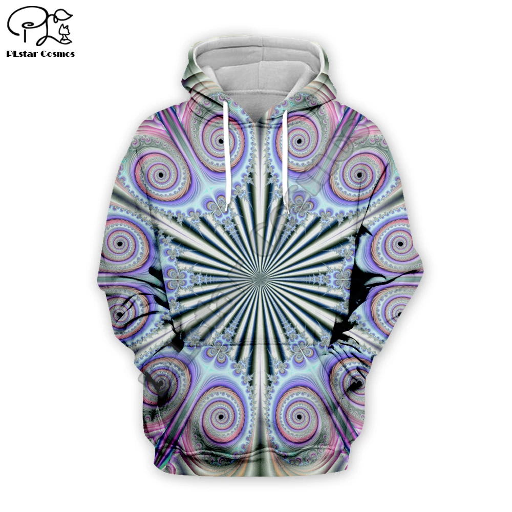 3D психоделические толстовки Триппи граффити печати пуловер с капюшоном красочные картины для мужчин женщин плюс размер Толстовка спортивный костюм CO-014 - Цвет: HO001