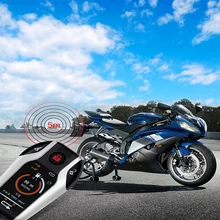 New motorcycle anti-theft device bidirectional induction anti-theft device with pke automatic induction start flameout function touch induction anti thief alarm device white 1 x 9v