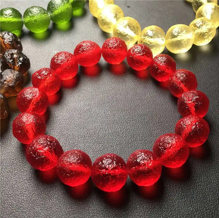 Pulsera de meteorito con piedras naturales, pulsera redonda para hombres y mujeres, regalo de Energy GIA curativo, joyerica d