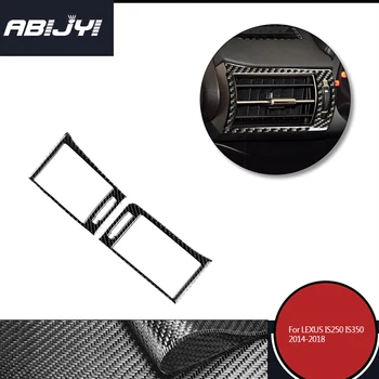 

2pcs/set Car styling Carbon Fiber 3D Sticker of Air Condition Vent side Outlet Cover for LEXUS IS250 IS350 2013-2018