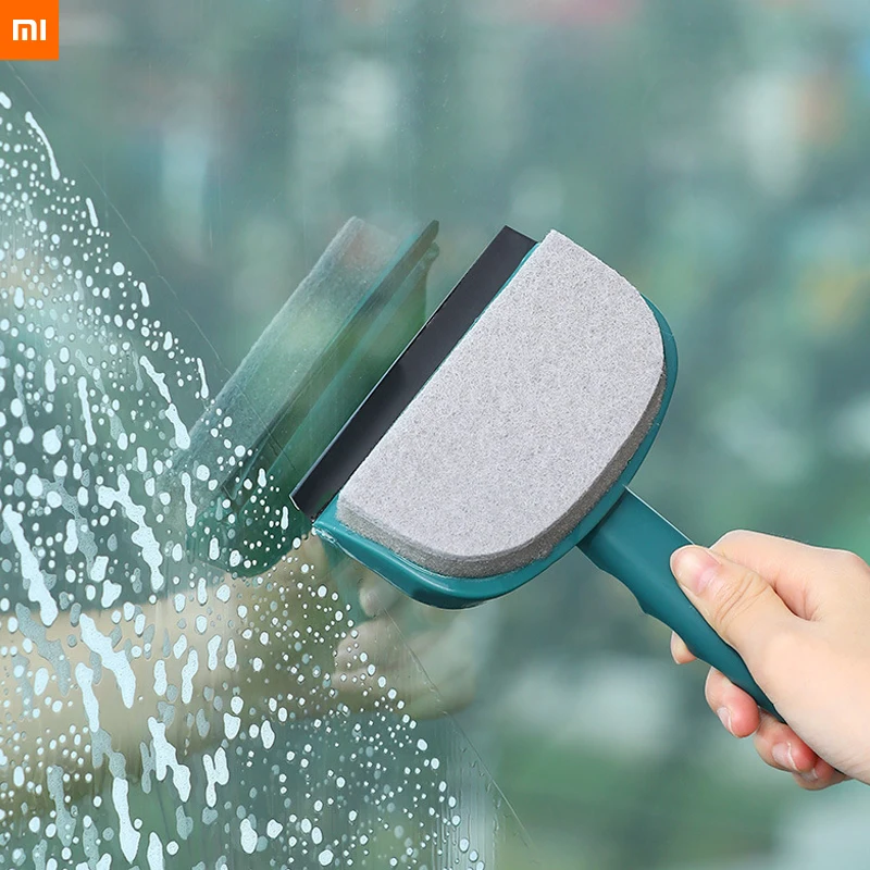 

xiaomi dual purpose wiper scraping glass artifact window wiper household window cleaning brush car table glass cleaning tool