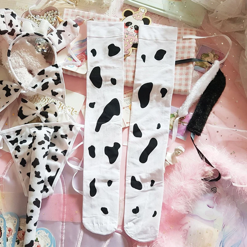 Japanese Girls Anime Cosplay Micro Bikini Mini Ultra Thin Bra and Panty Set Underwear Kawaii Lingerie Hairwear Tail Stocking New