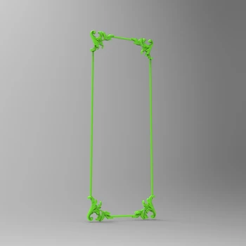 

Thin big frame relief 3D model STL format file CNC router carving ArtCAM Aspire Type3 JDpaint engraving carving file A2042