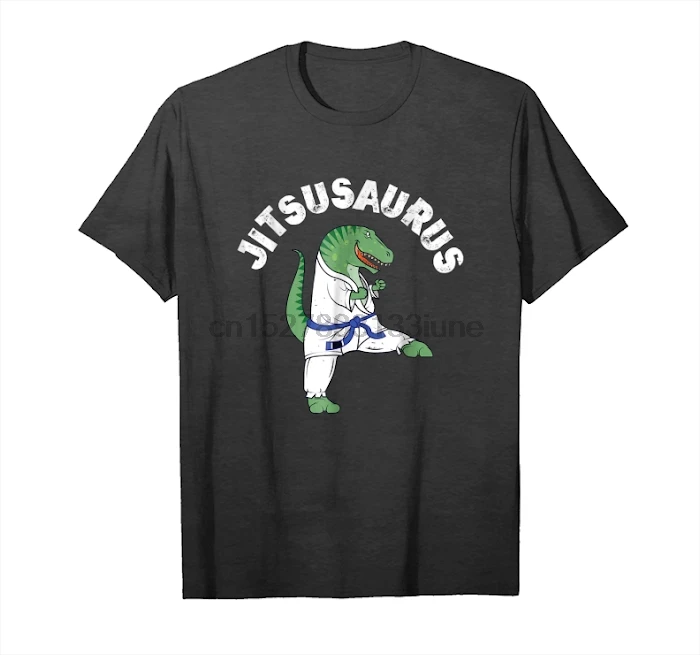 Cool Jiu Jitsu Blue Belt T Rex Funny Brazilian Jujitsu Shirt Unisex T-Shirt |