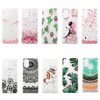 

Henna Paisley Mandala Soft TPU Case For Huawei P40 Pro Nova 5 5i Pro P30 Blossom Floral Lace Flower Unicorn Cartoon Cute 150PCS