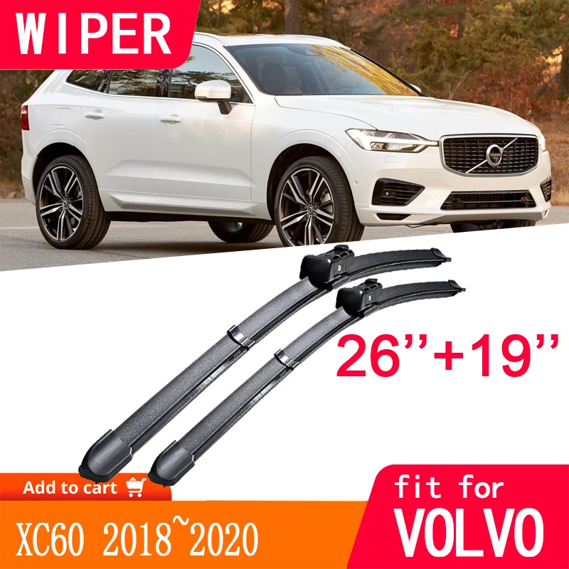 Автомобильные стеклоочистители для VOLVO XC60 2018 2019 2020 MK2 переднего ветрового стекла