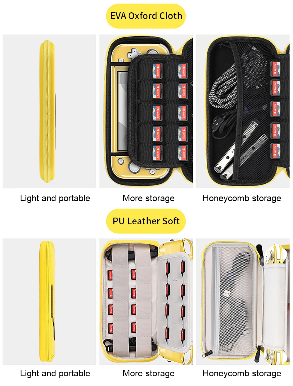 IBen Портативная сумка для хранения для Switch Lite PU+ EVA Shell Чехол водостойкий PU чехол для переноски чехол s