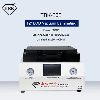 

TBK-808 Automatic Bubble Removing Machine Curved Screen LCD Glass Vacuum Laminating Machine For 12 inch LCD Touch Screen Repair