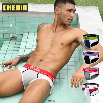 

Fashion Sexy Underwear Men Jockstrap Soft Cotton Gay Man's Underwear Bikini Men Briefs Male Underwear Funny OR183