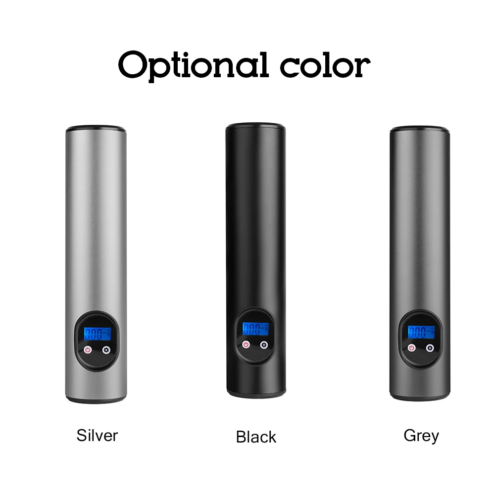

New Auto Car Mini LCD Wireless Inflatable Pump Bright LED Flashlight 12V Portable Car Air Pumps Electric Tire Inflator Car Bike