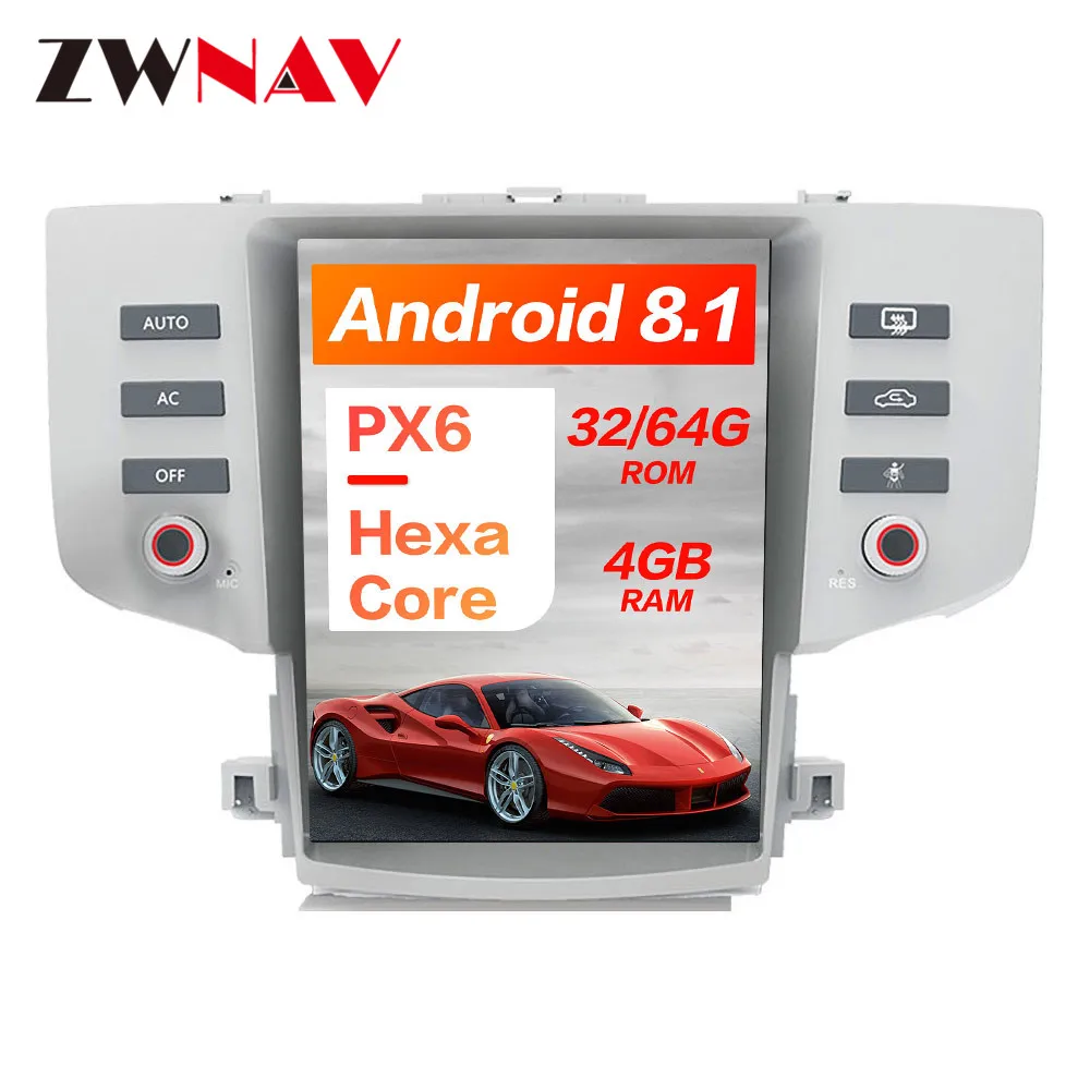 Tesla style 4 Гб ram Android 8,1 Автомобильный gps навигатор для Toyota eliz 2005-2009 головное устройство Автомобильный мультимедийный проигрыватель радио магнитофон