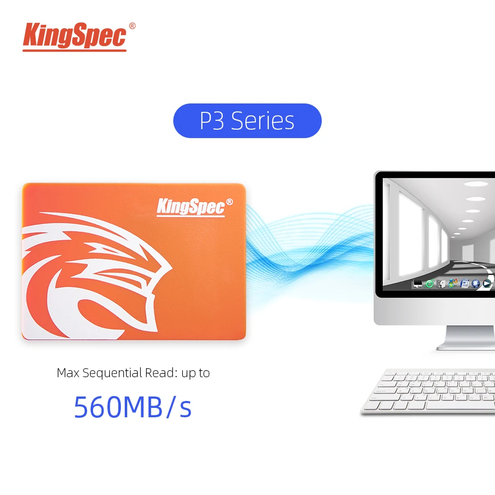 KingSpec 2 5 дюймовый SATAIII hd SSD 128 ГБ 256 Гб жесткий диск ssd 512 ТБ для ноутбуков настольных