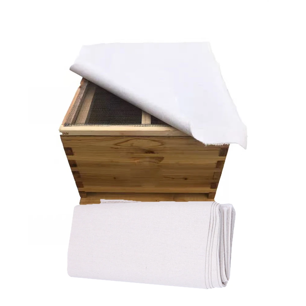 Beekeeping Bees Tools Covering Sunscreen Thicken Cotton Beehive Cover Shading Thermal Insulation Hive Lid Garden Tools 5PCS beekeeping tools