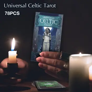 

Full English 78 PCS Celtic Tarot Card Games Creative Oracle Game Card Family Holiday Party Playing Cards Entertainment Cards