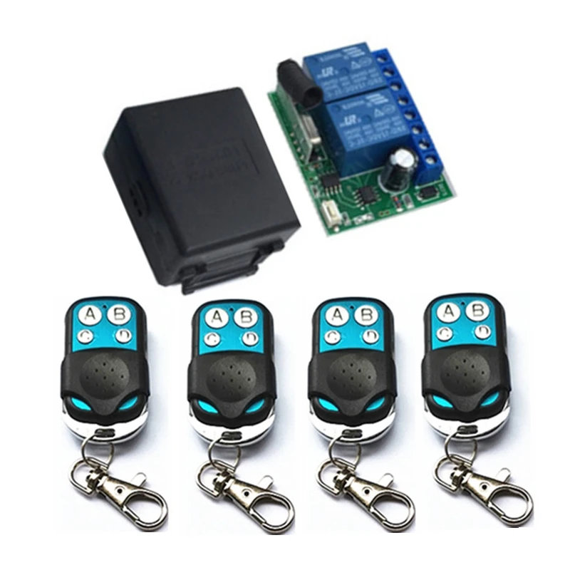 Remote Control Garage Frequency 433mhz Dc12v 10 2ch Rf Remote Control