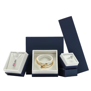 

DIGU Custom Logo Printed Luxury Paper Jewelry Storage Box Paper Jewellery Gift Boxes Paper Jewelry Packaging Box