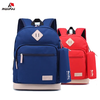 

Polyester Boy Primary Student School Bag Girl Pure Color Children Backpack Rugzak Kinderen Elementary Kids Bag Mochila Escolar