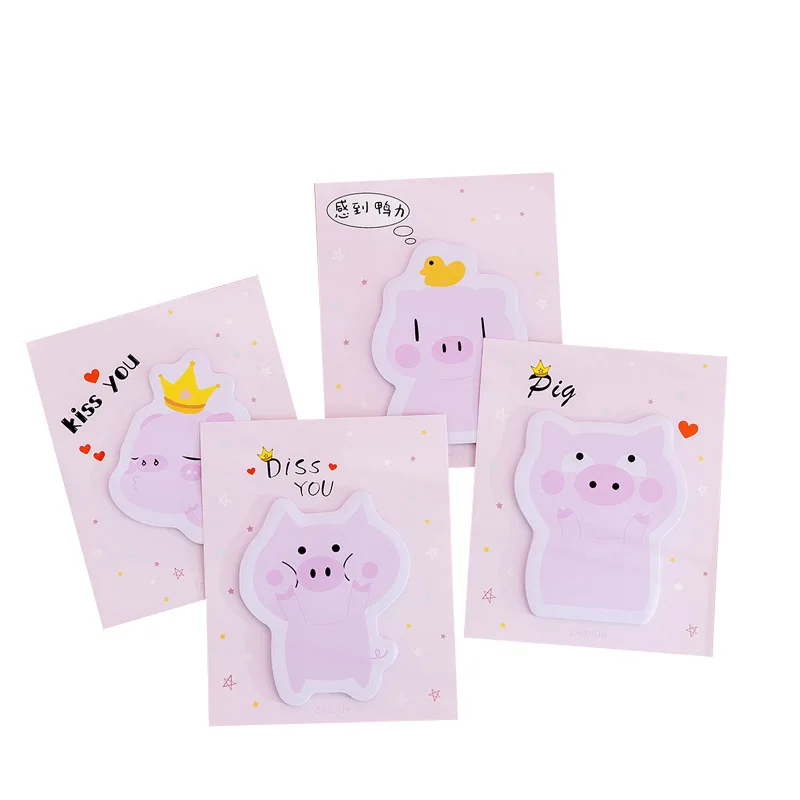 

10 Pcs Candy Color Memo Sticker Paper Kawaii Cartoon Paper Bookmark Memo Pad Sticky Note For School Office Supplies Stationery
