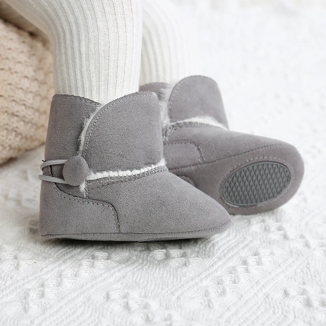 Chausson botte bébé fille doublure épaisse Bottes d hiver pour b b s filles et gar ons de 0 18 mois chaussures