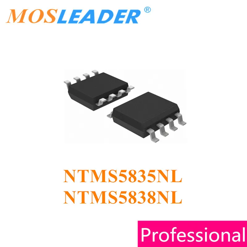 

Mosleader SOP8 100 шт. 1000 шт. NTMS5835NL NTMS5838NL NTMS5835NLR2G NTMS5838NLR2G NTMS5835 NTMS5838 N-Channel Chinese высокое качество