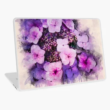 

Violet Hydrangeas Laptop Skin Cover Sticker Decal for HP Acer Dell ASUS Sony stickers for laptop 13.3 15.4 15.6 17.3