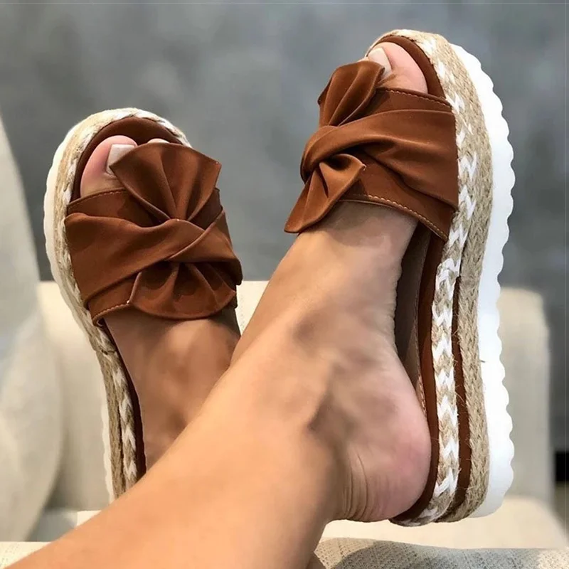 

Women Sandals 2020 New Platform Sandals With Wedges Shoes For Women Summer Sandals Sweet High Heels Chaussure Femme Flip Flop