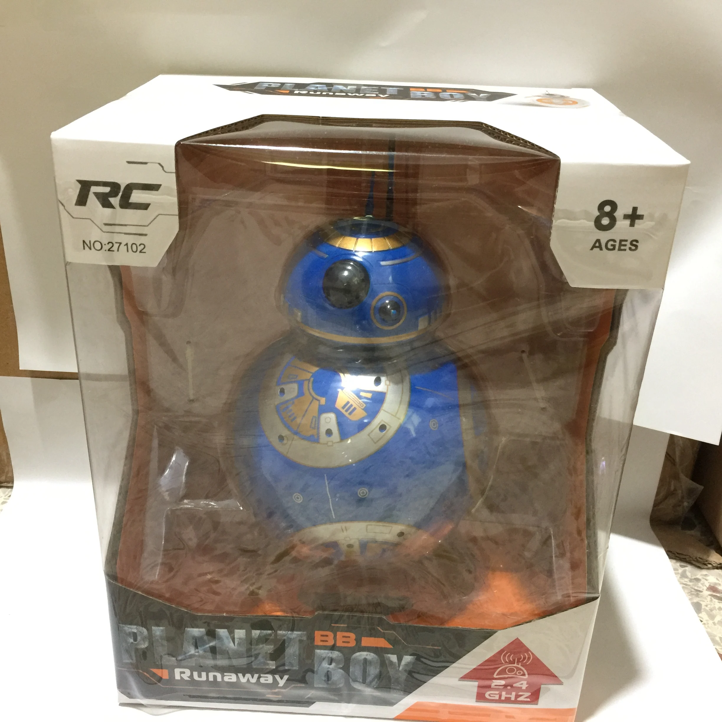 Звездные BB-8 войны RC робот пульт дистанционного управления BB8 фигурка монстра из фильма BB 8 мяч игрушка умный ребенок подарок на день рождения Быстрая - Цвет: with original box