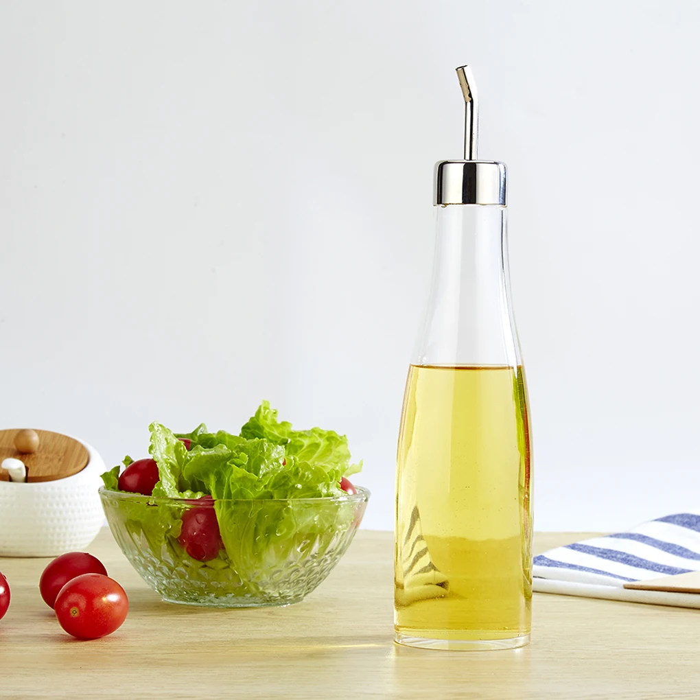 Acrylic Kitchen Oil Dispenser Cooking Oil Bottle Leak Proof Soy Sauce