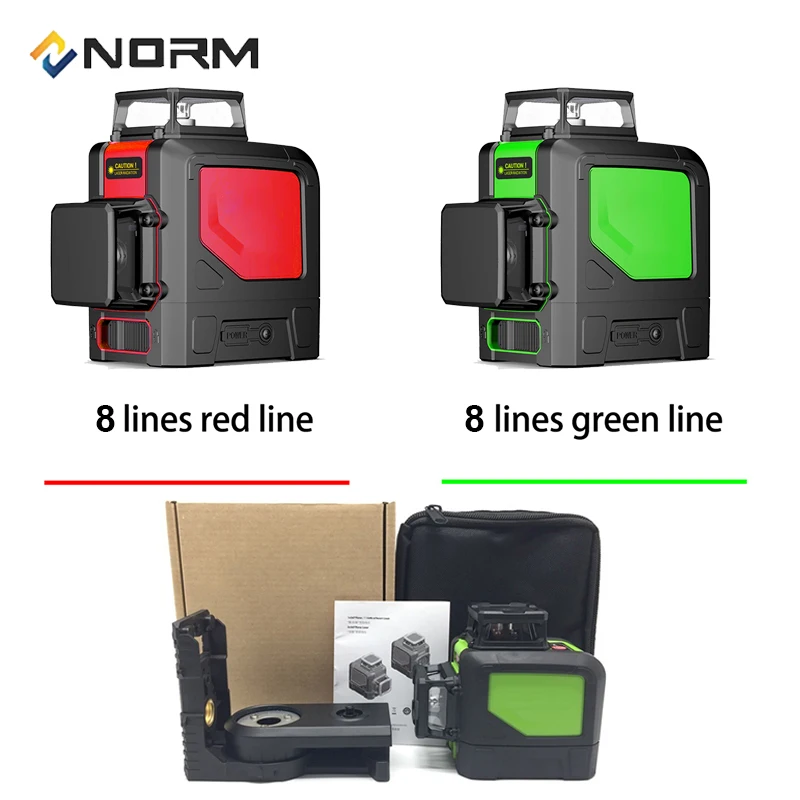 Лазерный уровень Norm 3D самонивелирующийся нивелир с 12 линиями 8 5 2 магнитным L