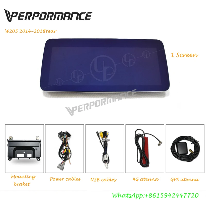W205 Android экран класса C автомобильное радио с GPS навигацией Bluetooth 10 25 дюймов 4 + 64 ГБ