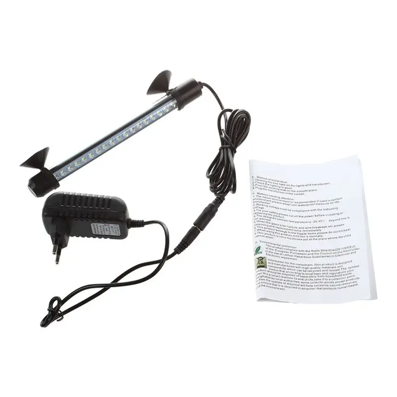 

18 LED Strip Light Aquarium Fish Tank Submersible Underwater Light White